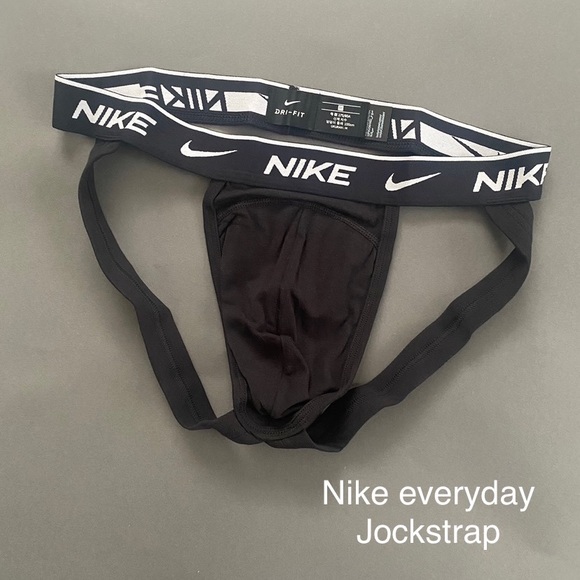 Nike Underwear & Socks Nike Everyday Cotton Stretch Black Jockstrap